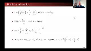 Lecture 4 Misallocation with Pete Klenow [upl. by Ariana]