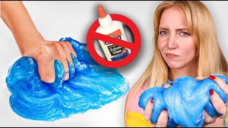 Trying NO GLUE Slime Recipes [upl. by Cl151]