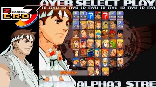 Street Fighter Alpha 3 Max Ryu Playthrough  High Level Epic Fight [upl. by Ruddie]