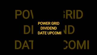 POWER GRID SHARE UPCOMING DIVIDEND ✅🥳💯 powergrid dividend [upl. by Ahsaercal]