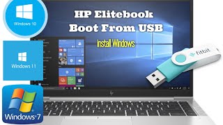 HP EliteBook 8470p Boot Menu From USB [upl. by Ojok]