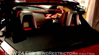 BMW Z4 New Wind Restrictor Sneak Preview [upl. by Dlared692]