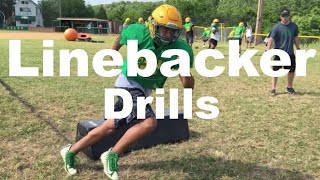 Linebacker drills [upl. by Yekram152]