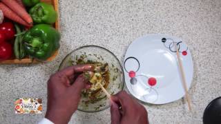 Chermoula Calamari Kebab recipe by Aunt Binas Kitchen [upl. by Najed]