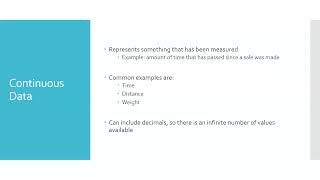 Discrete Data vs Continuous Data [upl. by Pretrice]