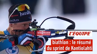 Le résumé du sprint de Kontiolahti  Biathlon [upl. by Aicena]