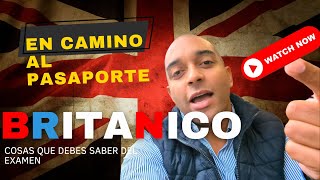 Latino en Inglaterra Exámen para el pasaporte Británico  londressinvisalsv [upl. by Damiani]