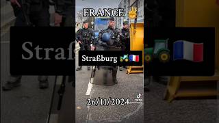 🇨🇵🚜Francestraßburgstrasbourgparlement europeepourtoiieuropa parlamentmanifestation greve [upl. by Gona]