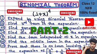 find the middle term in the expansion  prove that there is no term involving Binomial theorem [upl. by Baecher]