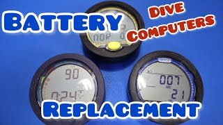 How to Change a dive computer battery quotQuick Tipquot [upl. by Esaertal575]