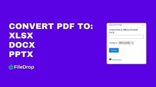 Convert PDF to XLSX or DOCX from Google Sheet [upl. by Osnofedli]