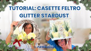 Tutorial Casette feltro Glitter Stardust [upl. by Yesima441]