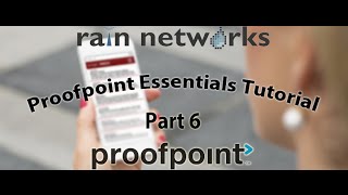 Proofpoint Essentials Tutorial Part 6 Filtering and Encrypting [upl. by Elwin692]