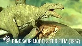 Prehistoric Horrors Aka Dinosaur Models For Film 1967  British Pathé [upl. by Ynafets907]