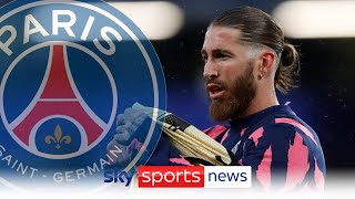 Sergio Ramos completes move to PSG on twoyear deal [upl. by Inaflahk]