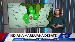 Indiana lawmakers react to Ohio legalizing recreational marijuana [upl. by Pinebrook506]