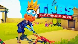 Giant King Vs All Units in Totally Accurate Battle Simulator TABS [upl. by Etep816]