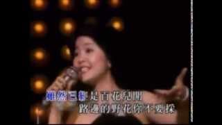 Lu Bian de Yehua Bu Yao Cai Dont Pick the Roadside Wildflowers  Teresa Teng [upl. by Raphael919]