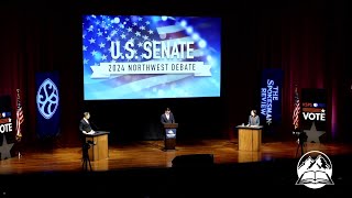 Washington US Senate Debate in Spokane Oct 8 2024 [upl. by Ajed]