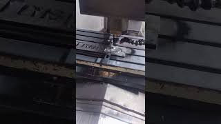 Name logo making on vmc machine cnc machine moulding forging youtubevideo video youtube die [upl. by Abeh]