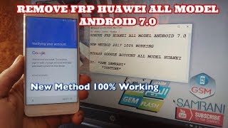 HUAWEI ALL MODEL ANDROID 70 BYPASS GOOGLE ACCOUNT [upl. by Balthazar]