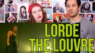 LORDE The Louvre Live  REACTION [upl. by Livy]