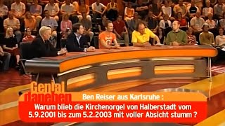 Genial daneben  Folge 91  Orgel Halberstadt  1 Oktober 2004 [upl. by Hertz]