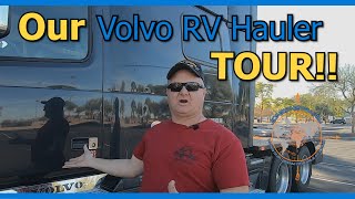 2016 VOLVO VNL780 RV HAULER TOUR BEST RV HAULER  HDT RV LIFE [upl. by Tur]