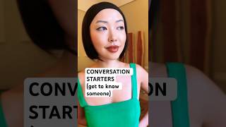 CONVERSATION STARTERS get to know someone [upl. by Junno]