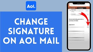 How to Change Signature on AOL Mail 2024  Edit Signature on AOL Mail [upl. by Rodgers]