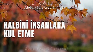 Kalbini İnsanlara Kul Etme  Abdulkadir Geylani Hz  Sesli Kitap [upl. by Ahsiruam564]