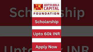 Aditya Birla Scholarships  Rs 60000 Per Students  Free Scholarship 2024 for Students  Apply now [upl. by Aiem]