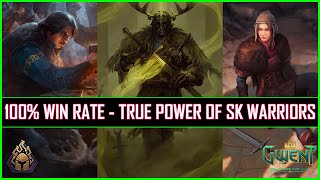 Gwent  True Power of Skellige Warriors 118  100 Win Rate [upl. by Atrim]