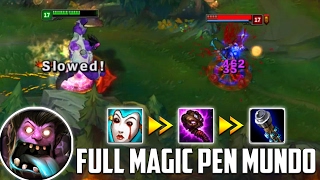 FULL MAGIC PENETRATION MUNDO 500 DMG CLEAVERS  LoL Mundo Gameplay Lozo [upl. by Seek]