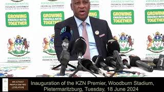 Inauguration of the KZN Premier Woodburn Stadium Pietermaritzburg Tuesday 18 June 2024 [upl. by Vaden]