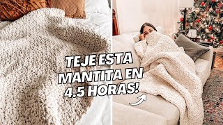 Teje esta mantita a CROCHET en 45 HORAS Tutorial para principiantes  Daniis Ways [upl. by Scribner]