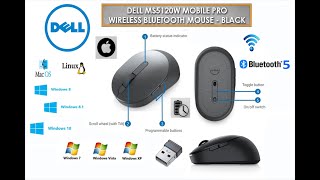 Dell Mobile Pro Wireless Mouse  MS5120WDell USA [upl. by Assille]