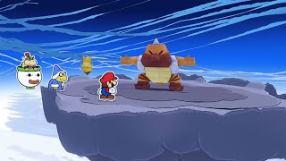 Paper Mario The Origami King  Boss Sumo Bros [upl. by Wardieu]