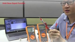 How to log and export measurement results to a PC with Keysight’s handheld multimeter [upl. by Eudoxia]