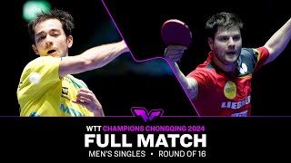 FULL MATCH  Hugo Calderano vs Dimitrij Ovtcharov  MS R16  WTTChongqing 2024 [upl. by Cherianne]