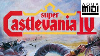 Pillared Corridor  Super Castlevania IV Remastered [upl. by Elkraps864]