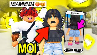 JAI PRÉTENDU ÊTRE UNE FILLE SUR SNAPCHAT ROBLOX [upl. by Atwater]