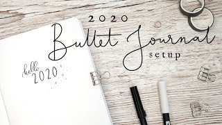 2020 Bullet Journal Setup [upl. by Assiruam624]