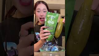 where my pickle lovers at 😖mukbang asmr pickles picklerick foodie toronto [upl. by Neerihs]