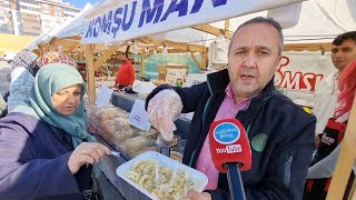 ⭐️Sinop Komşu Mantısı Ankarada ✅Etimesgut Türk Beyleri Kent Meydanı [upl. by Nalhsa532]