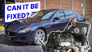 Look Inside a 187k mile Ferrari Engine  Maserati Quattroporte GTS 530hp V8  PT2 [upl. by Steep]