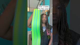 How to blend hair braid colors haircolor [upl. by Viens]