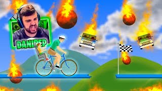 INTENTA SOBREVIVIR A LA LLUVIA DE LA MUERTE  Happy Wheels [upl. by Ojok]