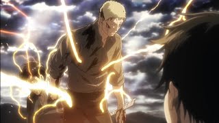 Attack on Titan Reiner Bertholdt ve Eren Dönüşüm Sahnesi  Türkçe Altyazılı [upl. by Neroled]