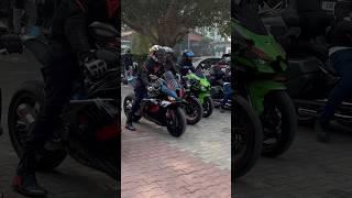 kawasaki zx10r  BMW M1000RR sort video ￼ [upl. by Tterraj487]